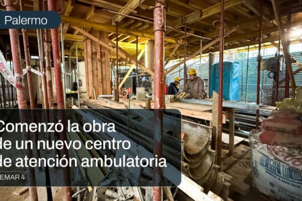 AVANZA LA CONSTRUCCIÓN DE MÁS DE 25 CONSULTORIOS MÉDICOS EN PALERMO: ATENCIÓN DE CALIDAD, CERCA DE LOS VECINOS